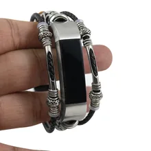 Hiperdeal Для Fitbit Alta HR Экран протектор Замена кожаный браслет ремешок умный Браслет D30 jan18