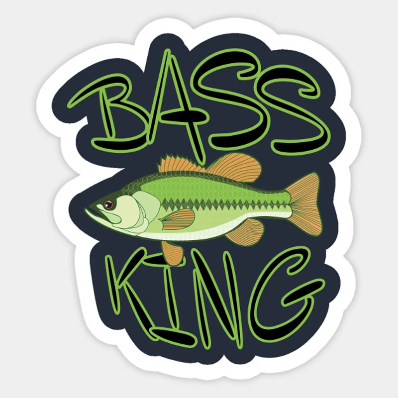 1 шт. рыболовная палка Bass King для ноутбука автомобиля гитары багажник рюкзак