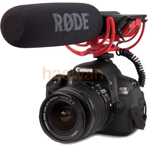 Pаспродажа Мм 3,5 мм VideoMic видео башмак установлен микрофон пистолет с Rycote Лира для canon 60D 5D3 6d Nikon D800 D700 D600 камера