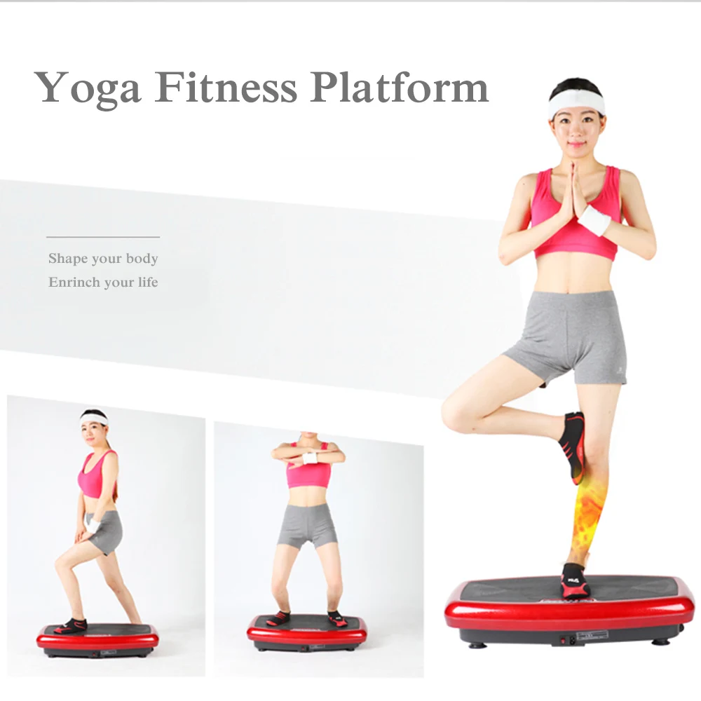 TOMSHOO Vibration Exercise Machine Vibrating Plate Vibrator For Weight