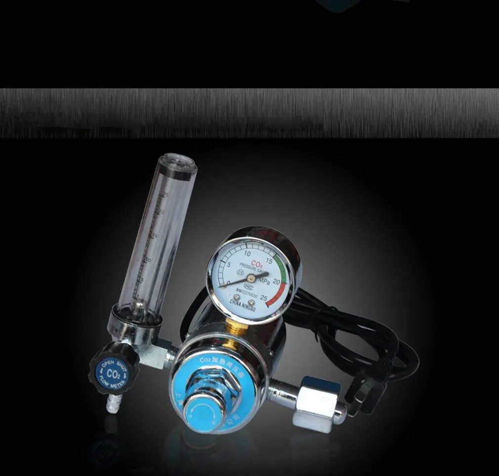 

CO2 220V set decompression table carbon dioxide check meter bubble pressure double table table Wholesale Supplier