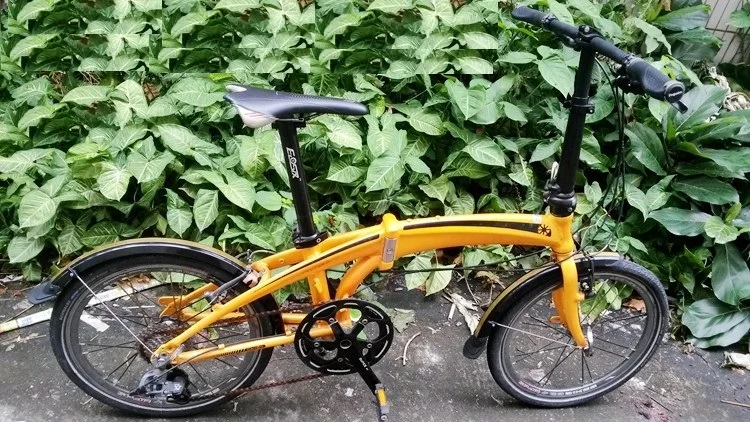 14 16 Inch Folding Bike Fender Da hon 412 BYA Folding Bicycle Front Rear Fenders V Brake Disc Brake Folding Bike Parts AliExpress