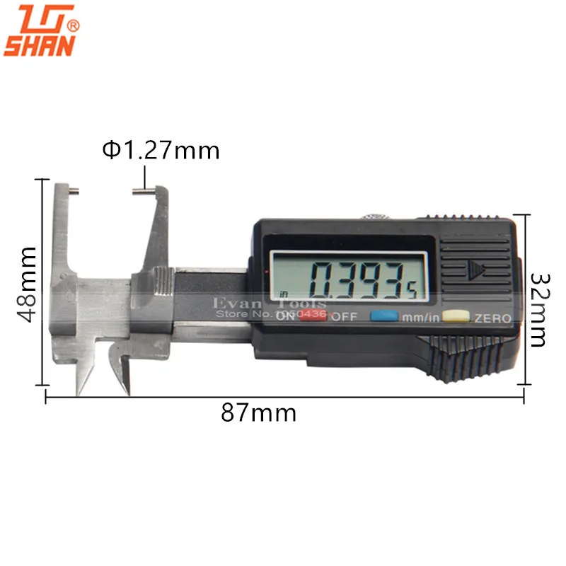 Мини штангенциркуль цифровой 0-20 мм/0.01 мм из нержавеющей стали с пластиковой коробкой измерительный инструмент цифровые суппорты измерительные приборы
