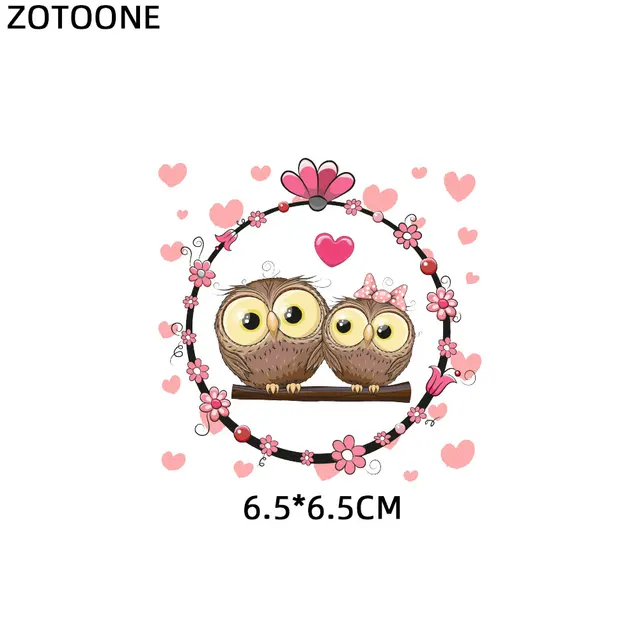 ZOTOONE Cute Cartoon Animal Patches Heat Transfer Iron on Patch for T Shirt Children Gift DIY ZOTOONE Cute Cartoon Animal Patches Heat Transfer Iron on Patch for T-Shirt Children Gift DIY Clothes Stickers Heat Transfer G
