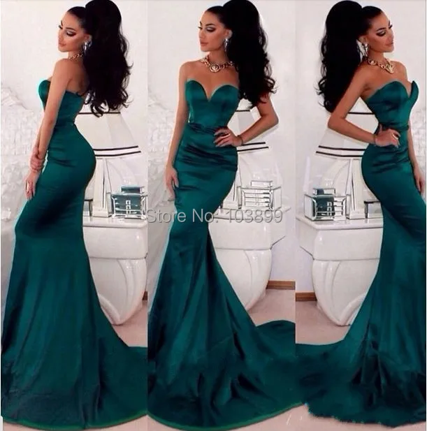 Prom Dresses Long Green Corset