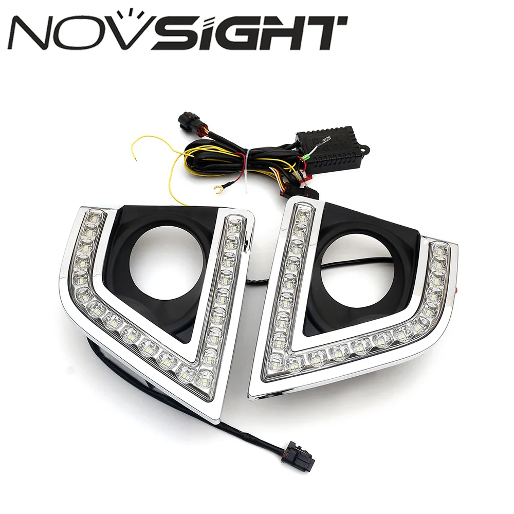 

NOVSIGHT Auto LED Daytime Running Lights Fog Lamp DRL Turn Signal For Toyota Corolla 2014-2017 D35
