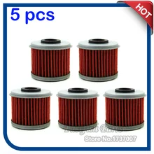 5 unidades/pacote de Filtro de Óleo Para TE310 TE310R HUSQVARNA TE250 TC250 TXC250 TC250R TXC250R TXC310 Bicicleta Da Sujeira
