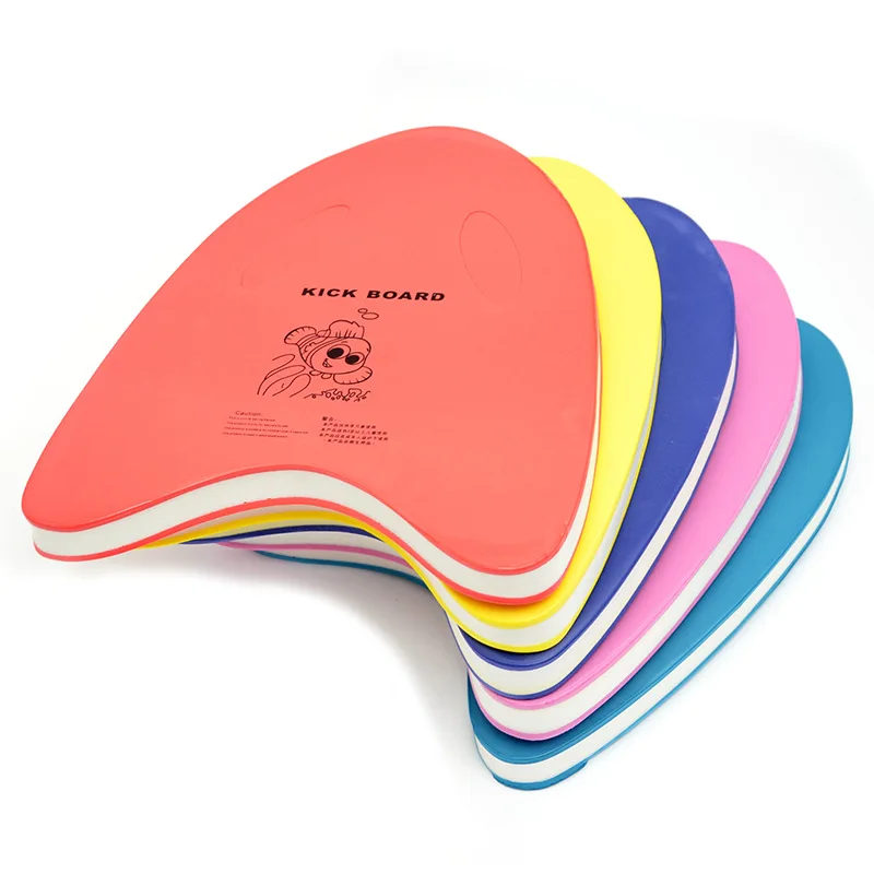 1 Piece Lightweight A Shape EVA Swimming Board Floating Plate Back Float Kickboard Pool Training Aid Tools for Adult& Children