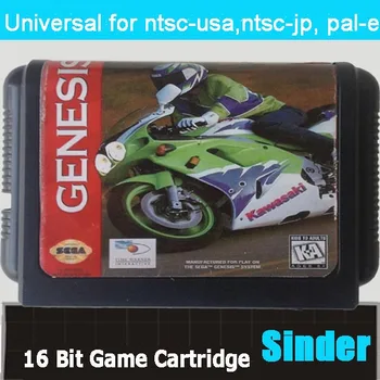 

Kawasaki Superbike 16 bit MD Game Card For 16 bit Sega MegaDrive Genesis game console