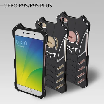 

R-JUST BatMan Series Luxury Aluminium Metal Cases for OPPO R9S Mobile Phone Cover Metal Back Case for OPPO R9S Plus