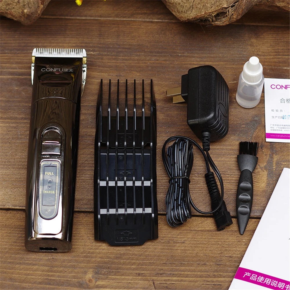 Профессиональная электрическая машинка для стрижки волос T69, титановое лезвие, литиевая батарея, мужской триммер для бороды, машинка для стрижки волос, для семейного использования