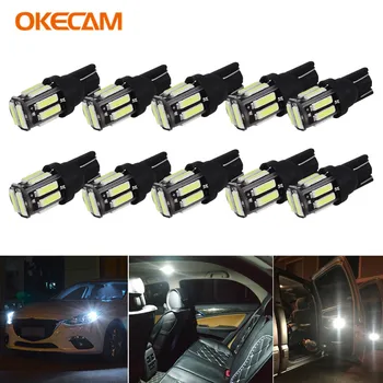 

10x T10 W5W LED 194 Car Interior Lights For Hyundai Solaris I30 Accent Tucson Santa fe Creta IX35 I20 Getz Auto Clearance Lights