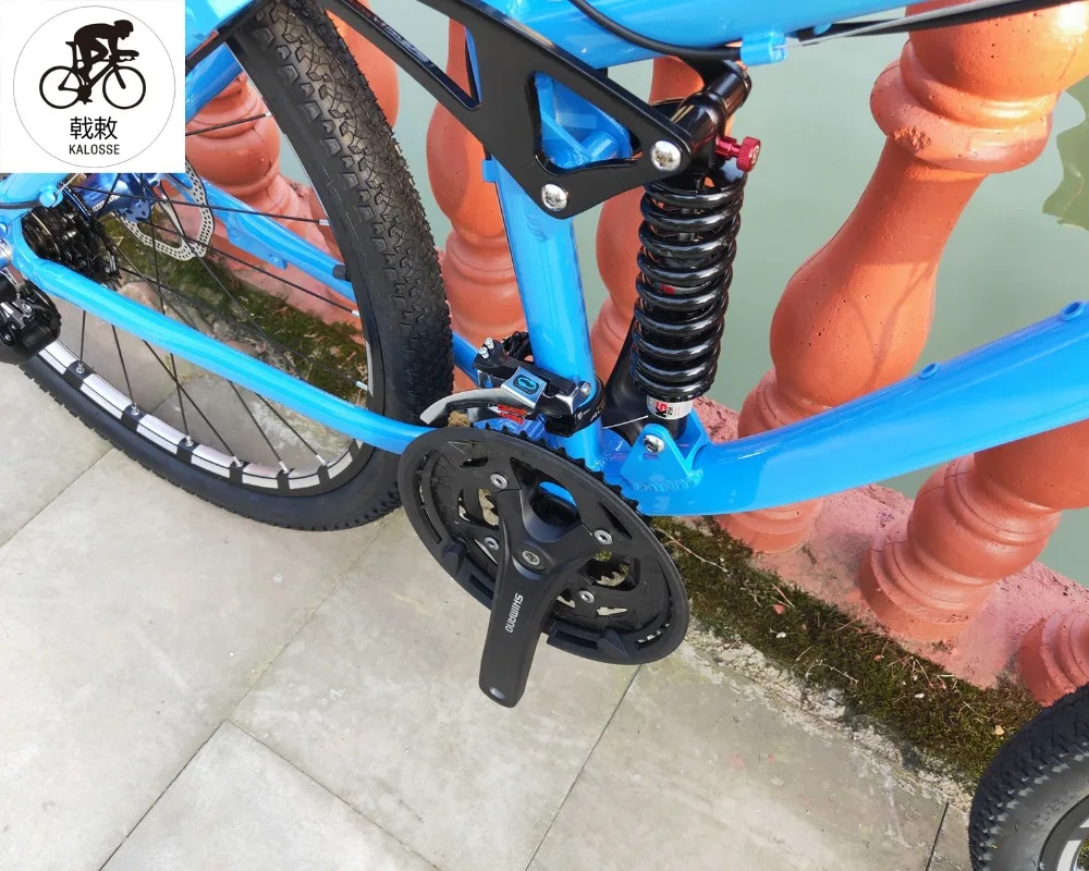 Flash Deal Kalosse  190mm travel  Full suspension 27.5inch   mountain bike  AM  Hydraulic  brakes 24 speed 5