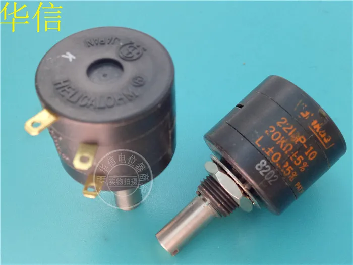 Япония Sakae 22HP-10 20K 1K 100K многоповоротный проводной потенциометр переключатель |