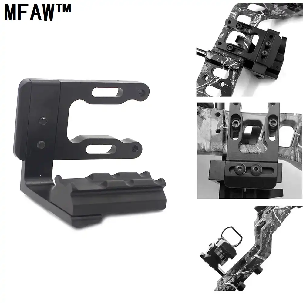 Archery Red Dot Scope Sight Bracket Mount Recurve Compound Bow Hunting Aluminium