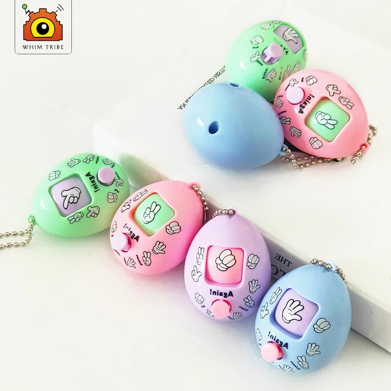 

Guess Boxing Eggs Rock Scissors Cloth Game Boxing Keys Links Hangers Egg Twisting Toys party games funny gadgets