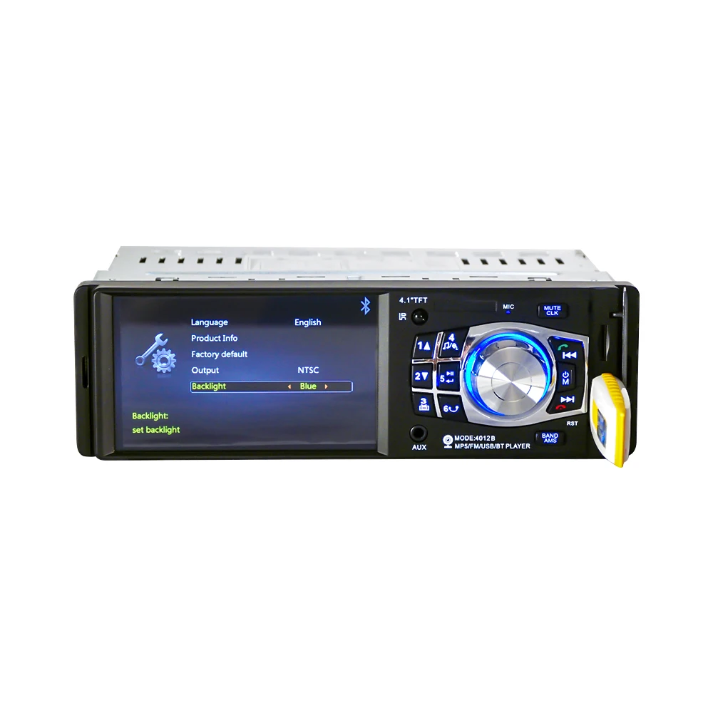 AOSHIKE 4 1 дюйма Автомобильный Bluetooth MP4 плеер u диск карта машина с рулевым колесом