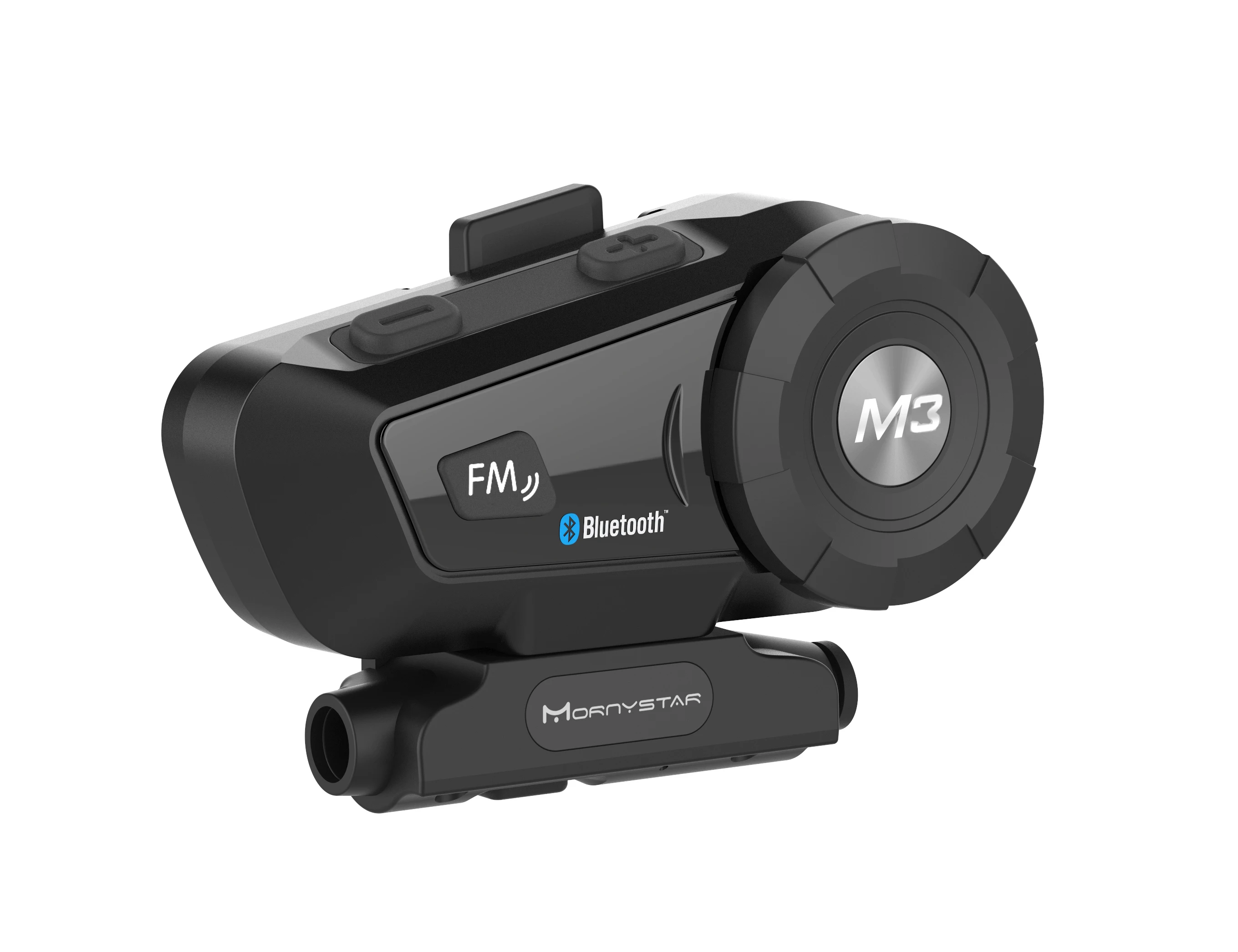 Bluetooth гарнитура для шлема мотоциклетная Mornystar M3 Plus многофункциональные