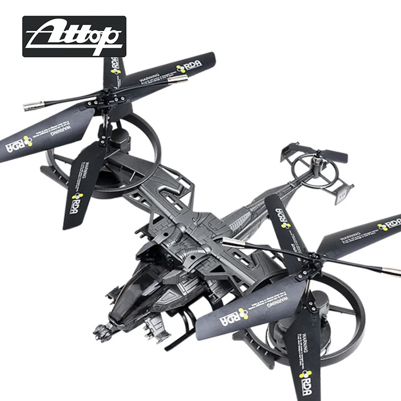 

ATTOP RC Drone Remote Control Helicopter Quadcopter Oversized Helicopter Osprey Aircraft Four-Way Drone Charging Model Toy