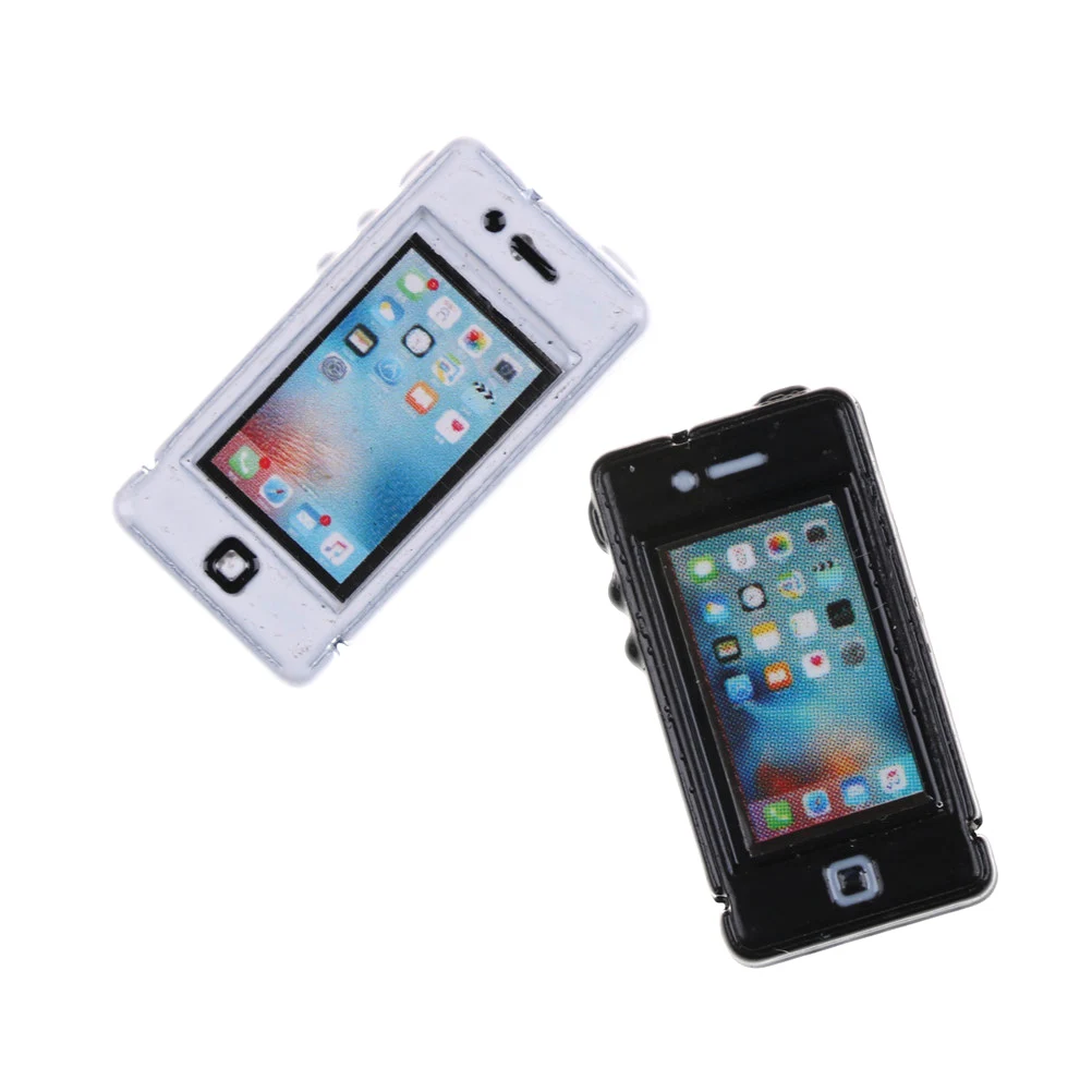 

Hot New 1/6 1/12 Scale Mini Phone Dollhouse Miniature Toy Doll Food Kitchen Living Room Accessories