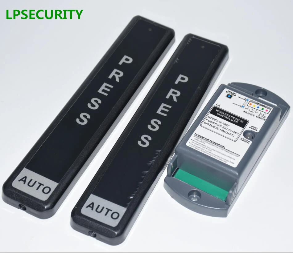 LPSECURITY Wireless push exit button switch/touch switch ...