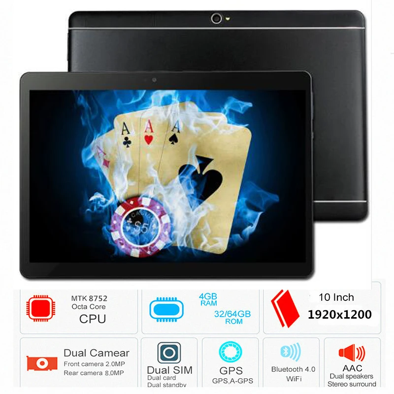 

Pre-sale Android 8.0 Tablets Pcs 8 Core ROM Dual Camera 8MP Dual SIM Tablet PC 4G LTE FDD TDD S109 phone Wifi Bluetooth 64GB