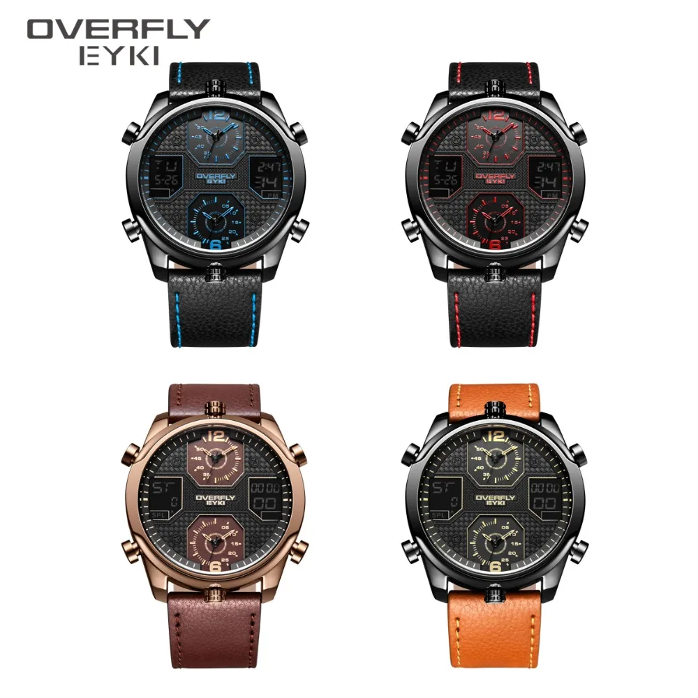 EYKI Watch Top Brand Man Watches Sport Waterproof Clock Men Watches Military Luxury Men's Watch Analog Quartz Wristwatch