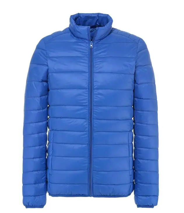 winter new men's jacket collar white duck down jacket