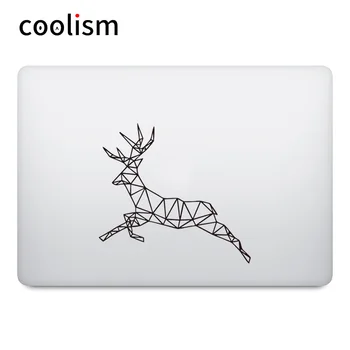 

Jumping Geometric Deer Laptop Sticker for Macbook Pro Air Retina 11 12 13 14 15 inch Vinyl Mac Surface Book Skin Notebook Decal
