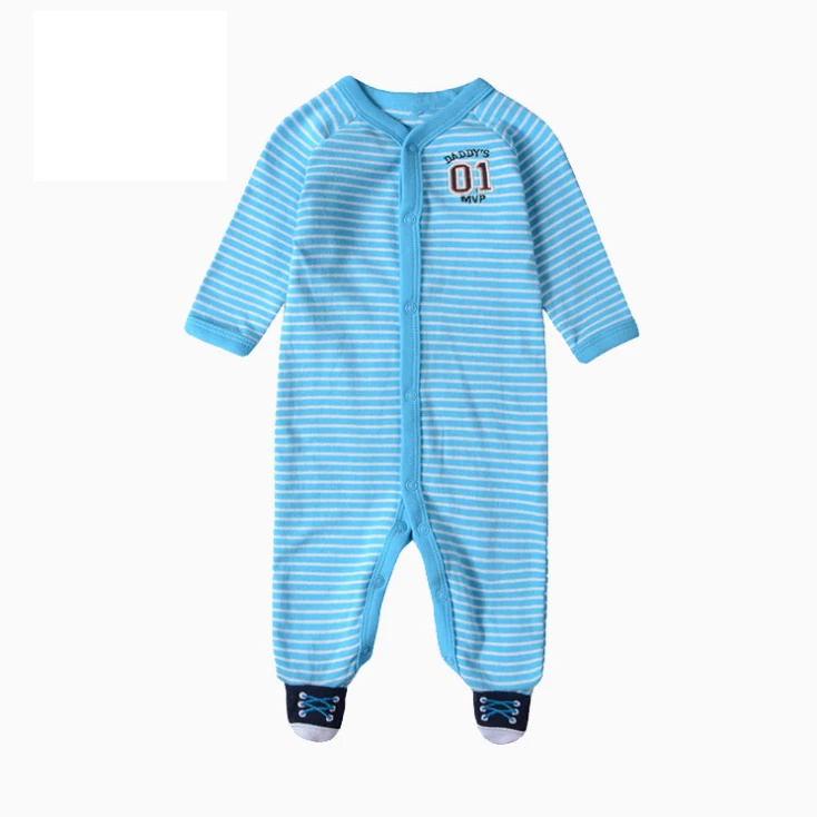 Комбинезоны для новорожденных мальчиков; коллекция года; осенняя одежда для маленьких девочек; бейсбольный Детский костюм с длинными рукавами; хлопковые пижамы для малышей - Цвет: 25