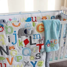 Новинка хорошее качество 7 шт. аппликация Детская кроватка детская кроватка Постельные принадлежности Набор для девочки одеяло/Стёганое одеяло установлены Простыни Бамперы для автомобиля юбка