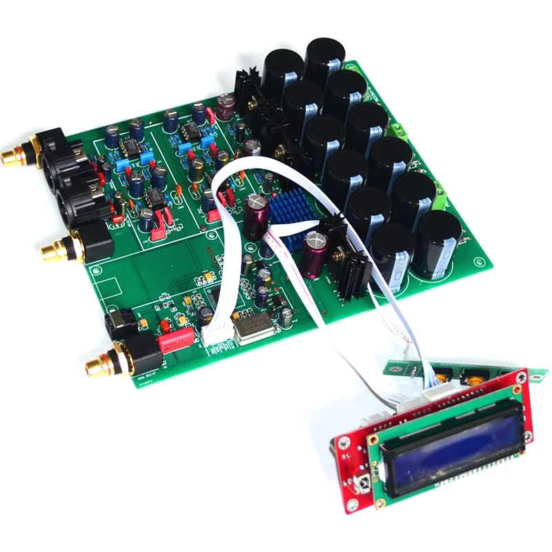 Lusya ES9038PRO DAC Декодер Усилитель Amanero Xmos USB карта 32bit DSD плата T0244|Цифро-аналоговые