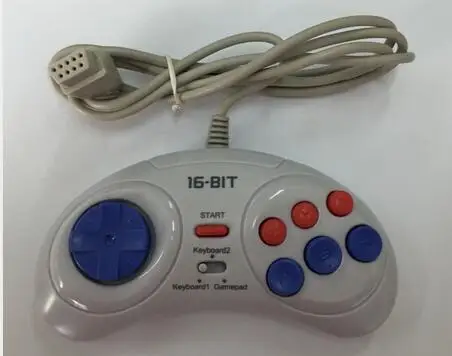 

GENESIS & MEGADRIVE 6 Button Controller, GamePad with Turbo and Slow function