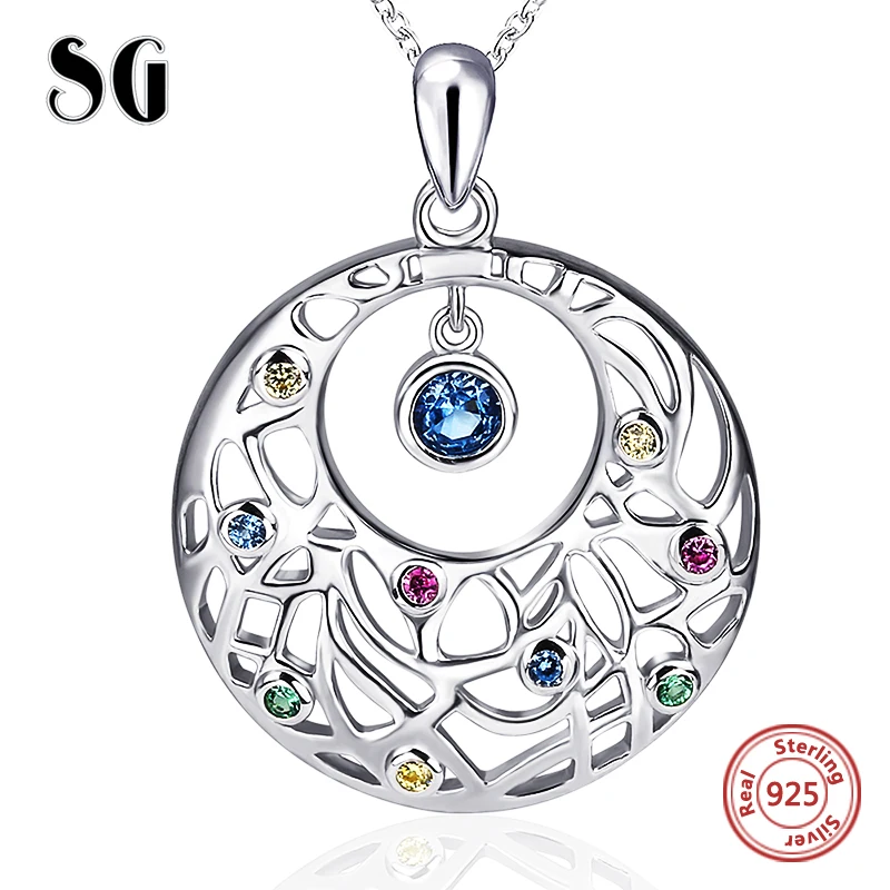 925 пробы серебро женщины цепь Цепочки и ожерелья fine Jewelry серебряный цвет