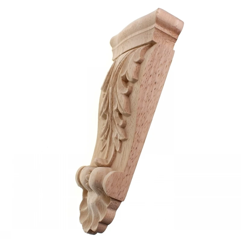 RUNBAZEF Wood Appliques Flower Carving Decals Decorative Wooden Mouldings Cabinet Door Furniture Architecture Decoration RUNBAZEF Wood Appliques Flower Carving Decals Decorative Wooden Mouldings Cabinet Door Furniture Architecture Decoration