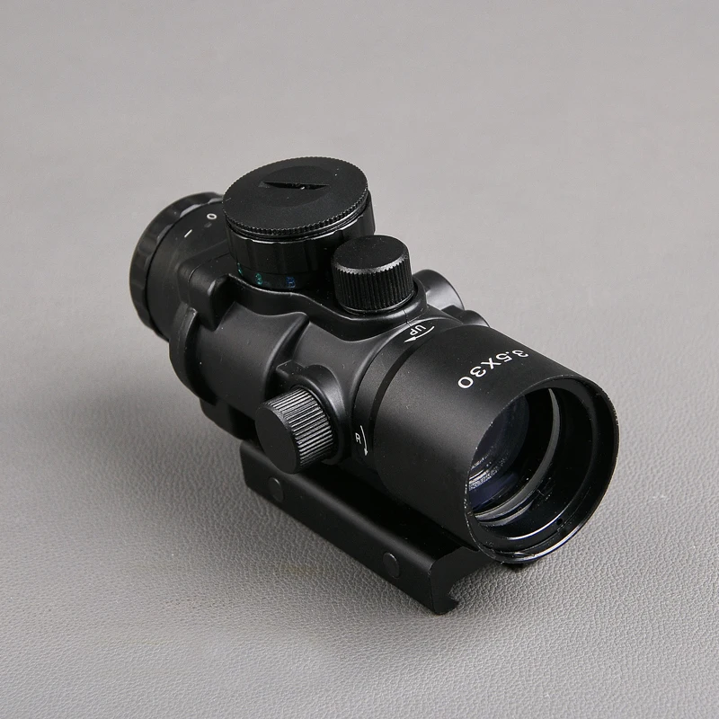 Bestsight 3,5X30 тактический оптический прицел с подсветкой RGB охотничий прицел снайперское снаряжение с 20 мм рейкой для охотничьей винтовки