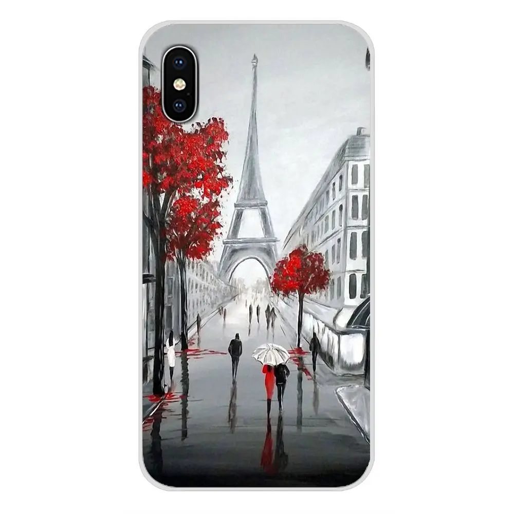 Аксессуары чехлы для телефонов Samsung Galaxy S4 S5 MINI S6 S7 edge S8 S9 S10 Plus Note 3 4 5 8 9 Love Paris