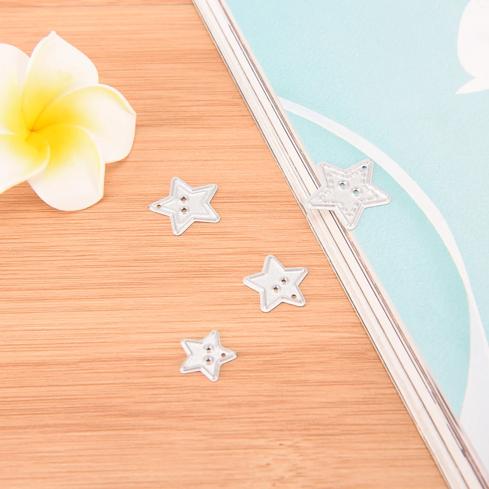 NEW 4pcs/set star shape Metal Cutting Dies Stencil diy Scrapbooking Photo Album Cards Paper Embossing Crafts