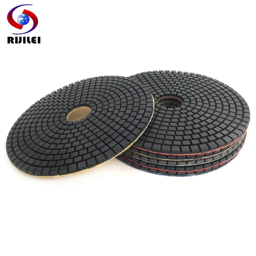 Acrobatiek Gom Feodaal RIJILEI High Quality 220mm Diameter Polishing Pad 9" Flexible Marble Wet  Polishing Pads Stone Concrete Floor HC01 - AliExpress Tools