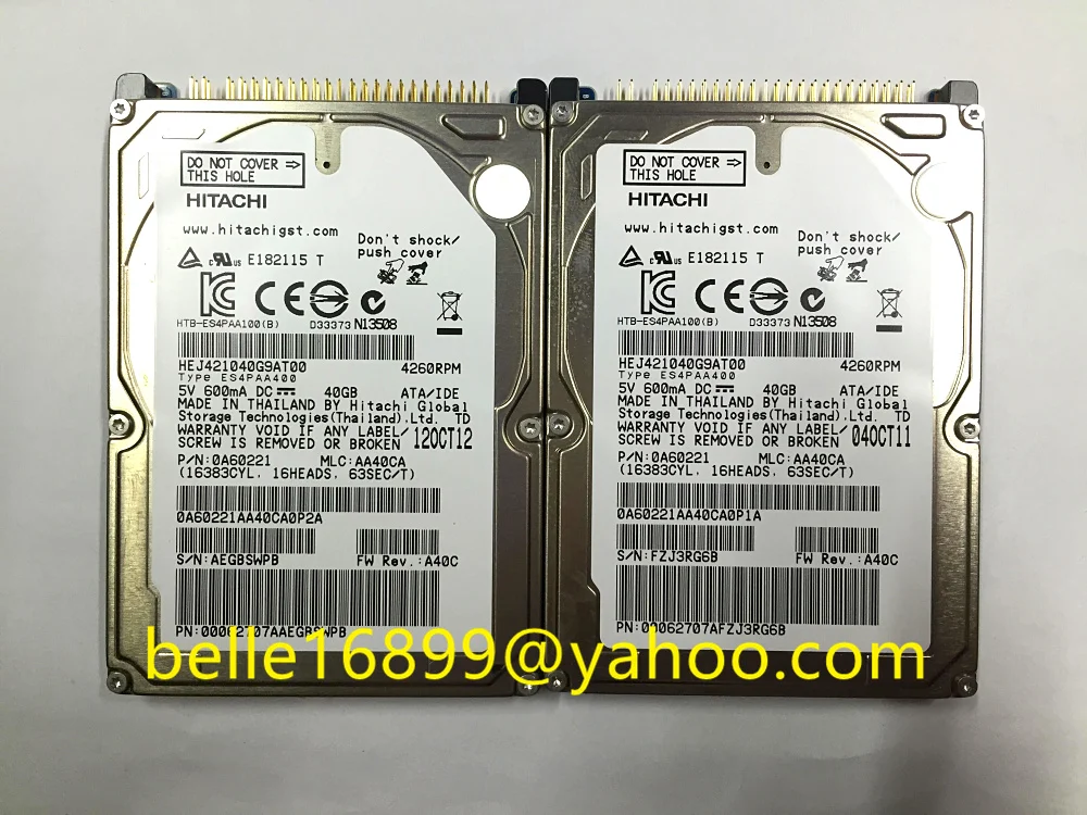 

100% Brand new Hard Disk drive HEJ421040G9AT00 40GB For VW Car HDD navigation systems made in Japan