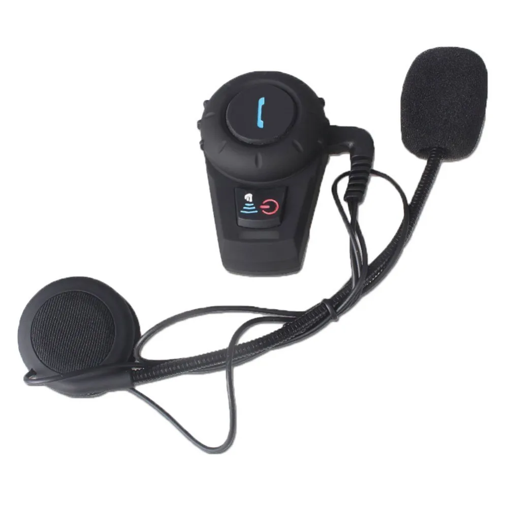 

500M GPS Interphone Bluetooth Motorcycle Motorbike FM Bluetooth Helmet Intercom Headset,Great for Riding and Skiing(UK Plug)