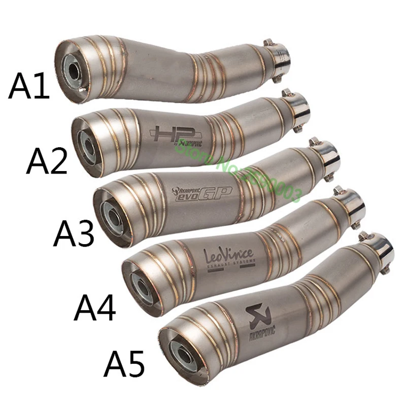 

Universal ID:51mm Motorcycle Akrapovic Laser Marking Logo Exhaust Muffler Pipe With DB Killer For GP/MP Motorcycle Muffler Pipe