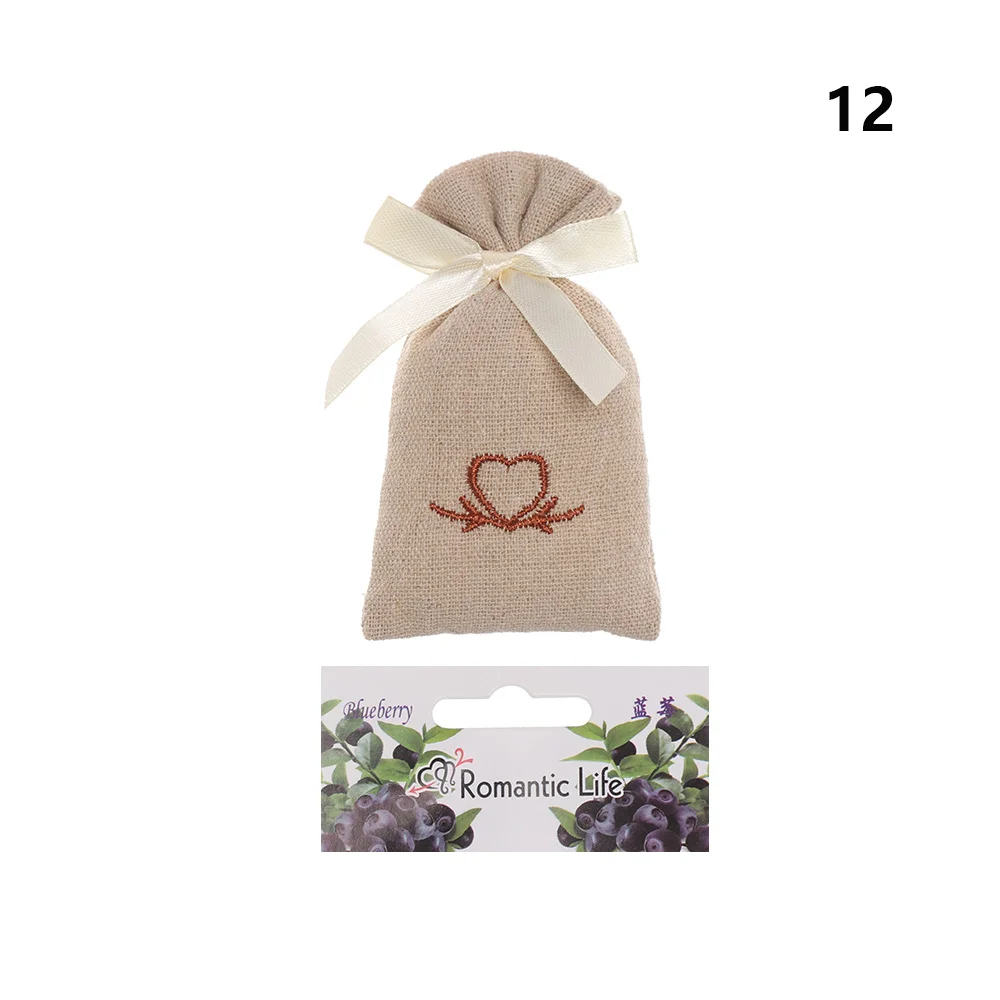 Creative Aromatherapy Closet Freshener Fabric Embroidery Fresh Small Sachet Home Wardrobe Deodorant Dehumidification Sachet - Аромат: blueberry