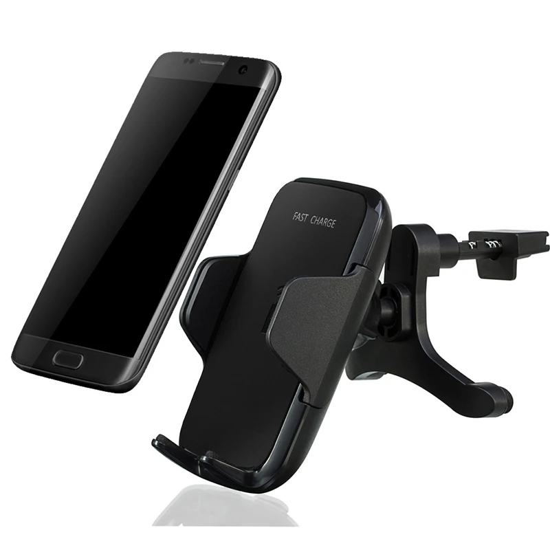 Мульти-Funtion Qi Беспроводная зарядка автомобильное зарядное устройство держатель для телефона Быстрая зарядка для samsung Galaxy Note8 S7 S8 S9 Plus iPhone X 8