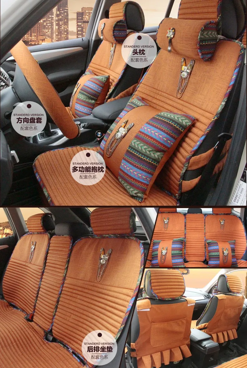 Bohemia-Style-Beaded-Tassels-Car-Seat-Covers-Flax-Fabric-Four-Seasons-General-Vehicle-Seat-Cushion-8