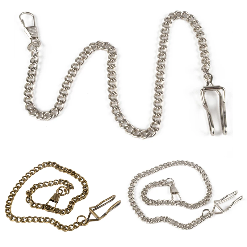 Shellhard 5 цветов Винтажный стиль античный подарок сплав карманные часы держатель цепочка-ожерелье/Пряжка для мужчин и женщин ожерелье