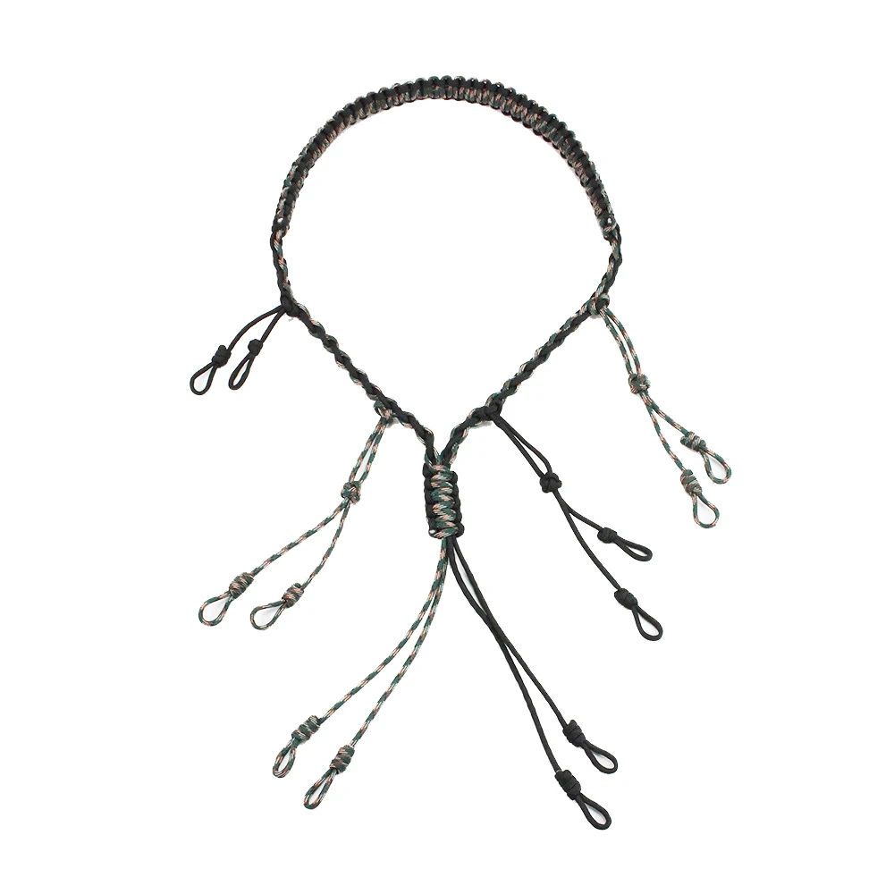 

GUGULUZA Duck Call Lanyard with Adjustable Loops Secures 5 Calls Hand Braided Paracord Predator Lanyard for Hunting Decoys NEW