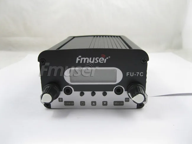 FMUSER FU-7C 7 Вт низкомощный fm-передатчик FM вещательный передатчик для компактное fm-радио станция/привод в кинотеатре CZE-7C