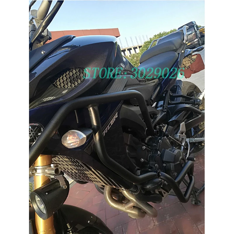 Для Yamaha MT-09 FZ-09 FJ-09 MT09 TRACER- мотоцикл передняя защита двигателя Краш бар Рамка протектор бампер