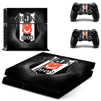 

Turkey Football Team Besiktas BJK PS4 Skin Sticker For Sony PS4 PlayStation 4 Console and 2 Controller Skin Stickers